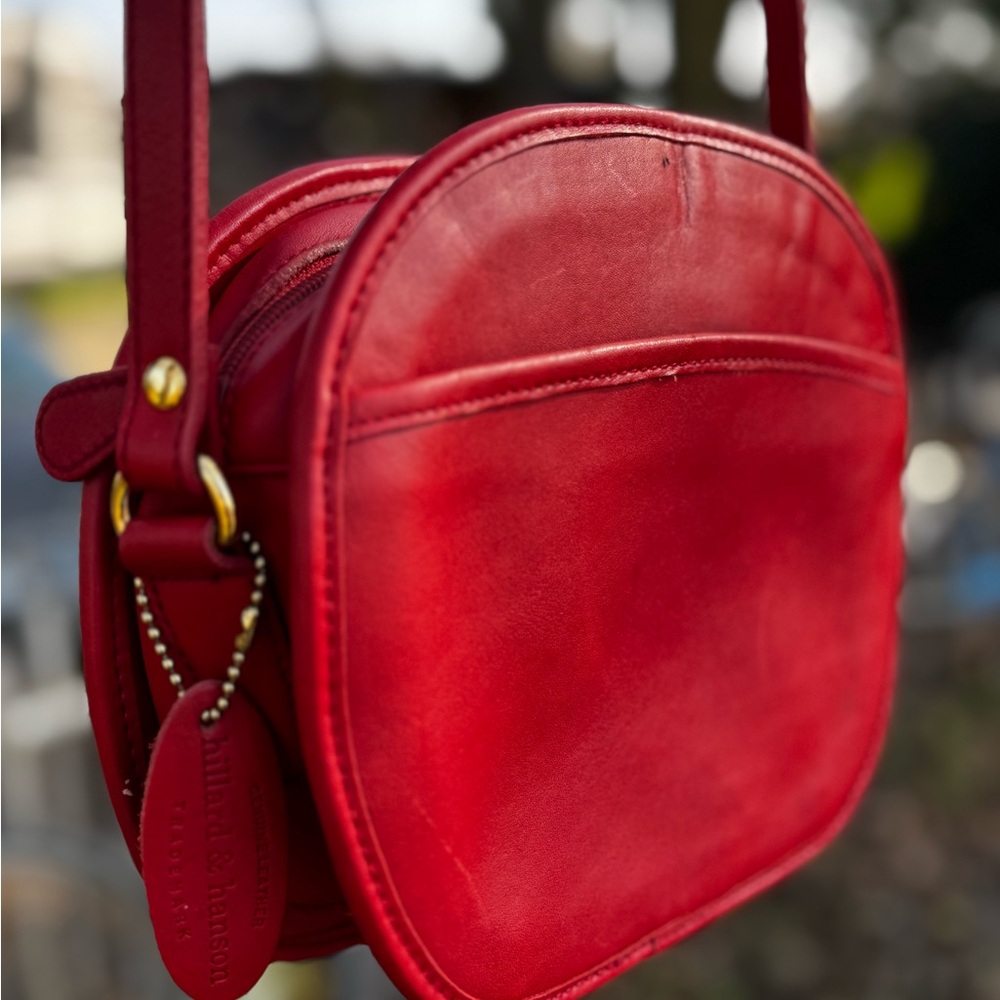 Hillard & Hanson Vibrant Red Crossbody Bag